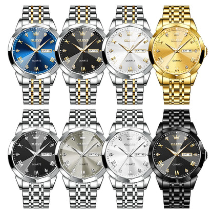 OLEVS Men's Watches Causal Fashion Original Quartz Watch