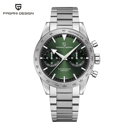 PAGANI DESIGN Retro Moon Watch: Luxury Quartz Chronograph