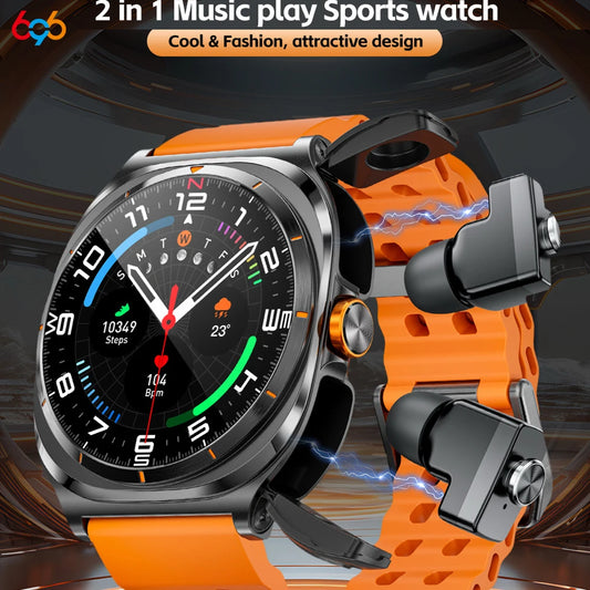 TWS Wireless Earphones 2 in 1 Smart Watch