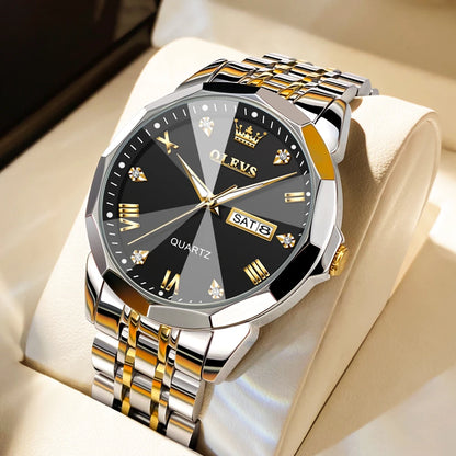OLEVS Men's Watches Causal Fashion Original Quartz Watch