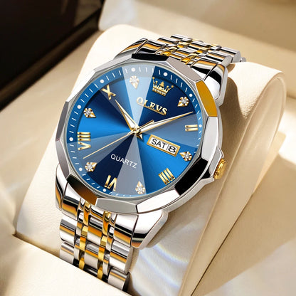 OLEVS Men's Watches Causal Fashion Original Quartz Watch