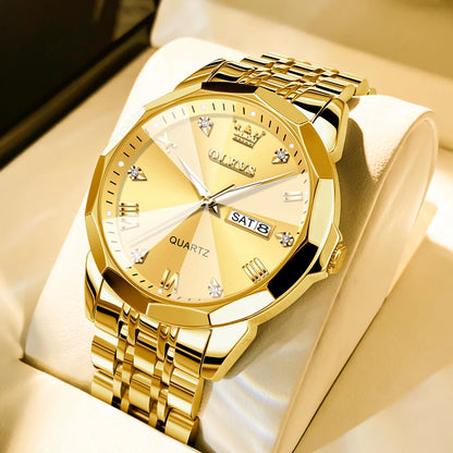 OLEVS Men's Watches Causal Fashion Original Quartz Watch