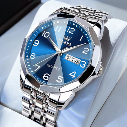 OLEVS Men's Watches Causal Fashion Original Quartz Watch