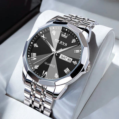 OLEVS Men's Watches Causal Fashion Original Quartz Watch