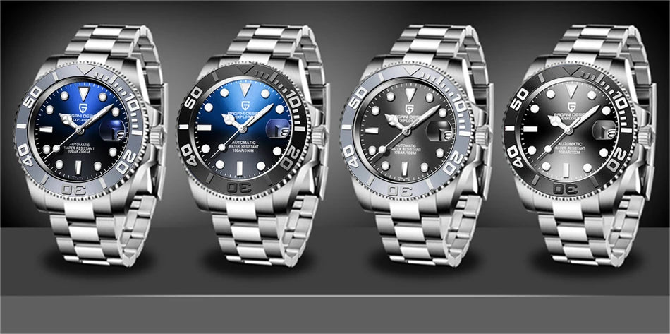 ⌚ PAGANI DESIGN Luxury Auto Watch: Steel, Sapphire, 100M WR