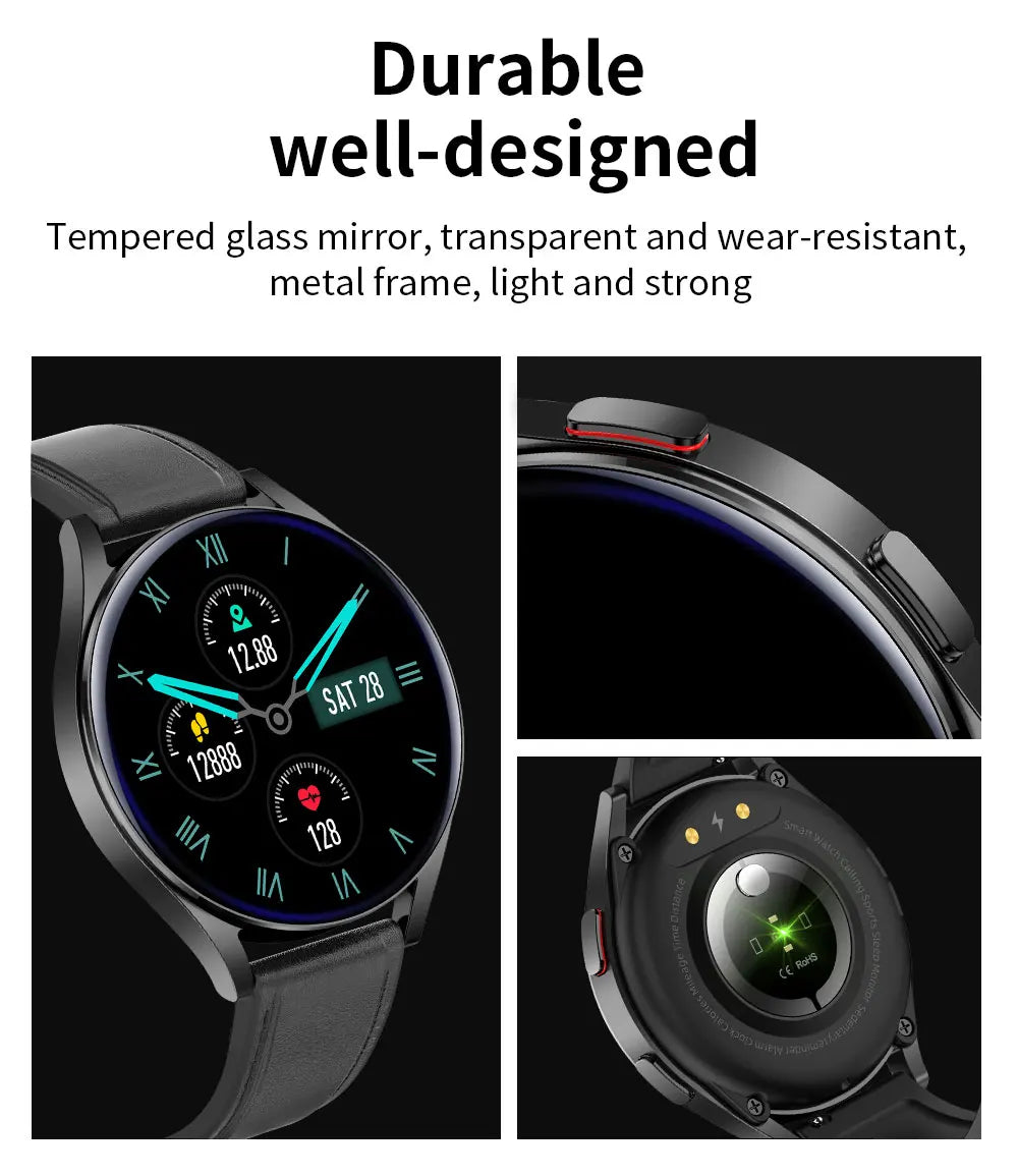 black smart watch 