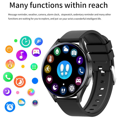 black smart watch 