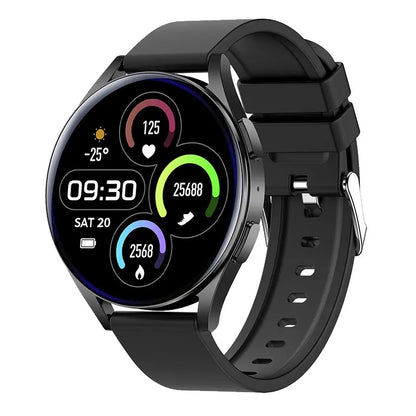 black smart watch 