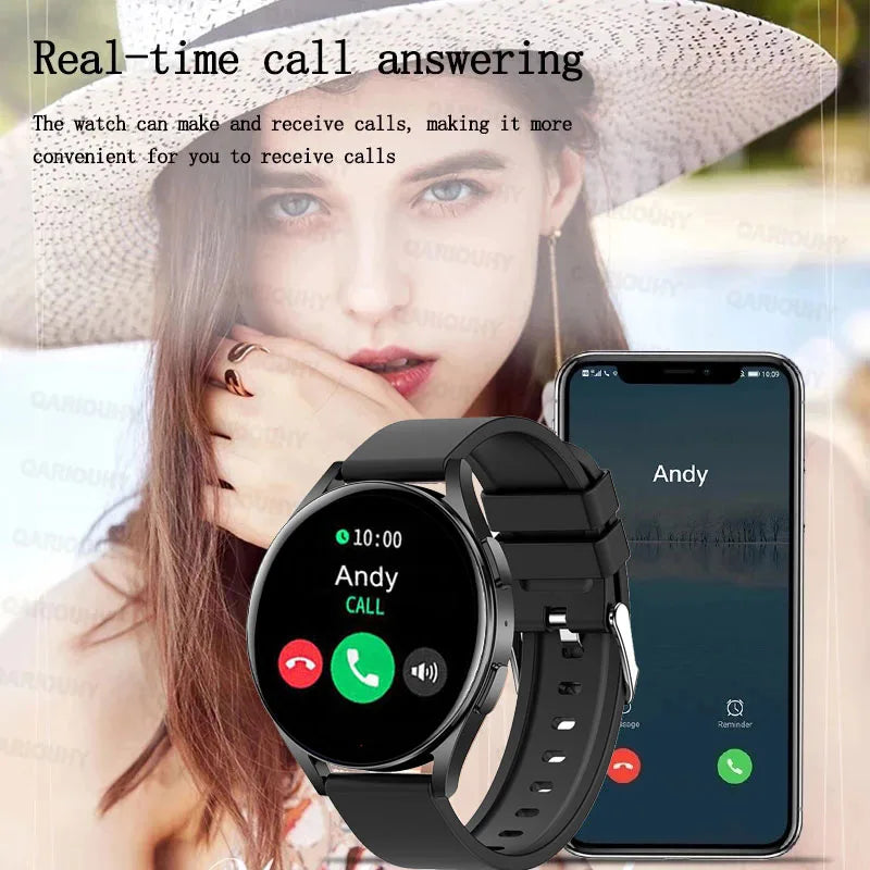 black smart watch 