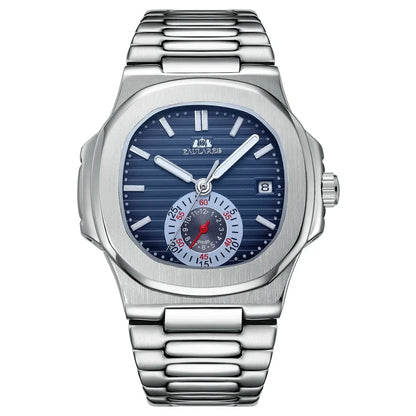 blue dial dress watch for men