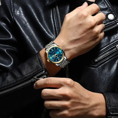 blue face watch