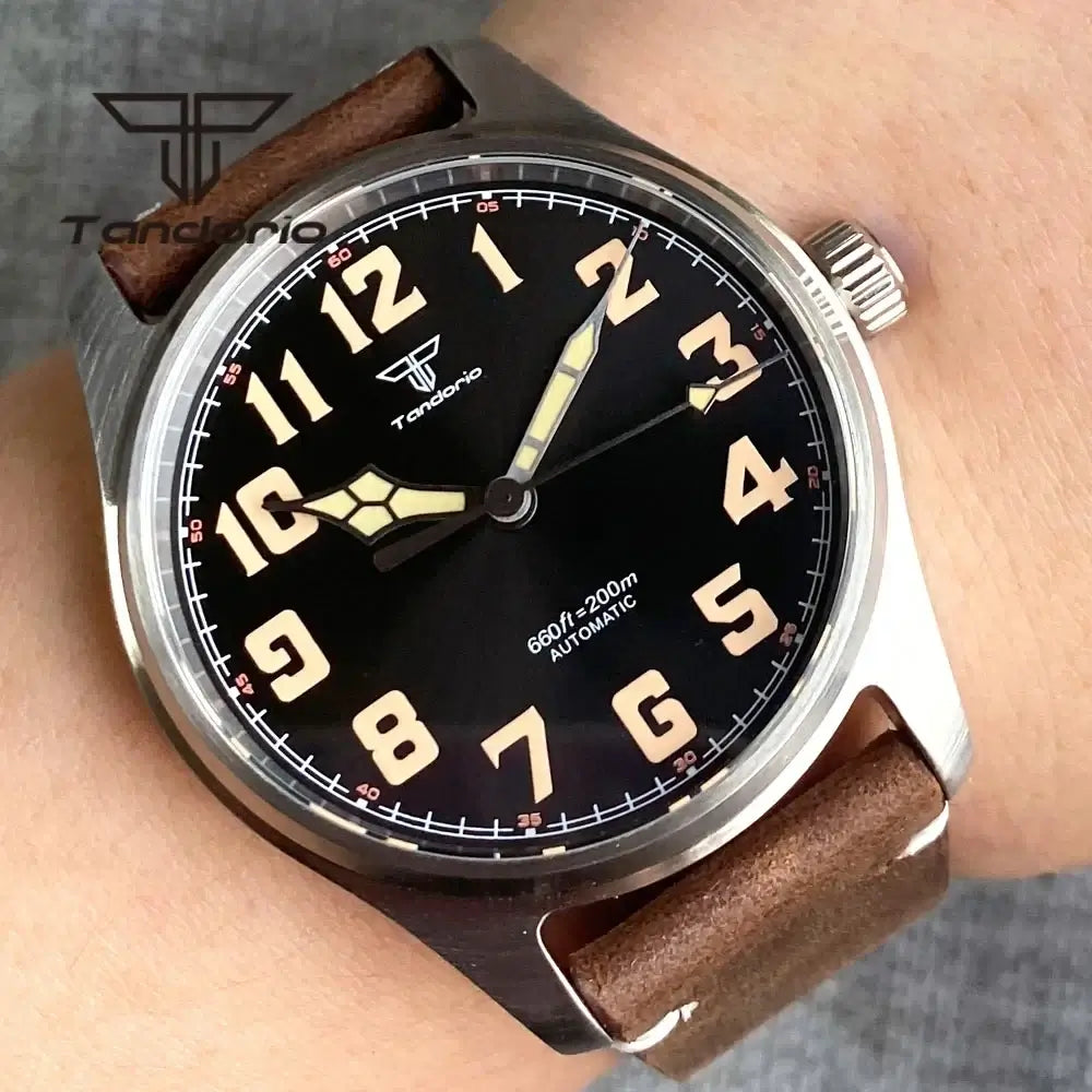 brown leather watch Elegant Design | jan store