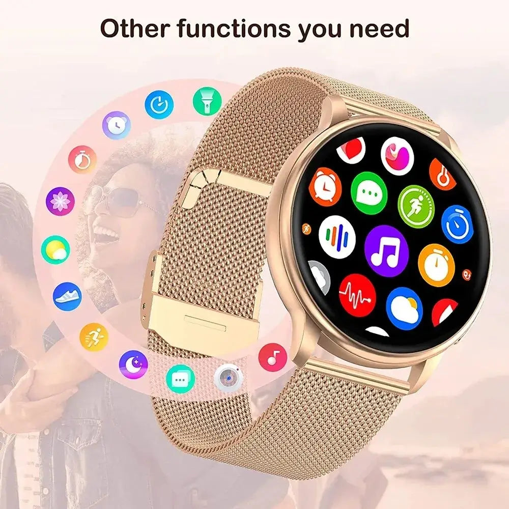 gold smart watches for women