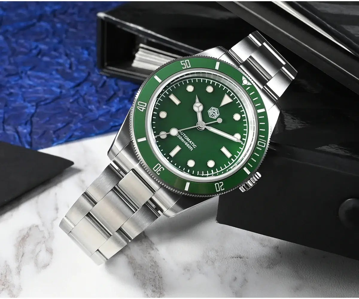 green face watch men's