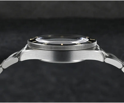 mens watches silver black face