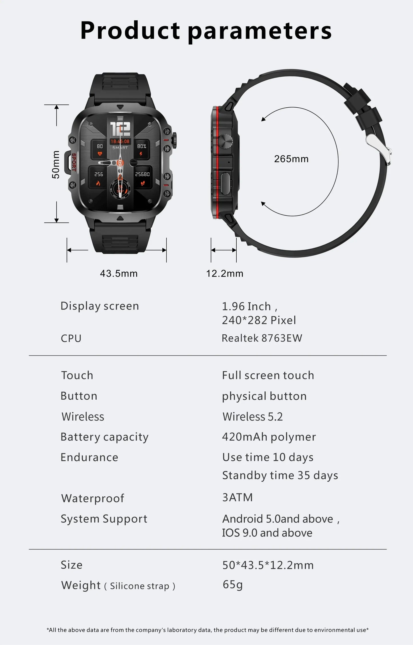 smart watch black