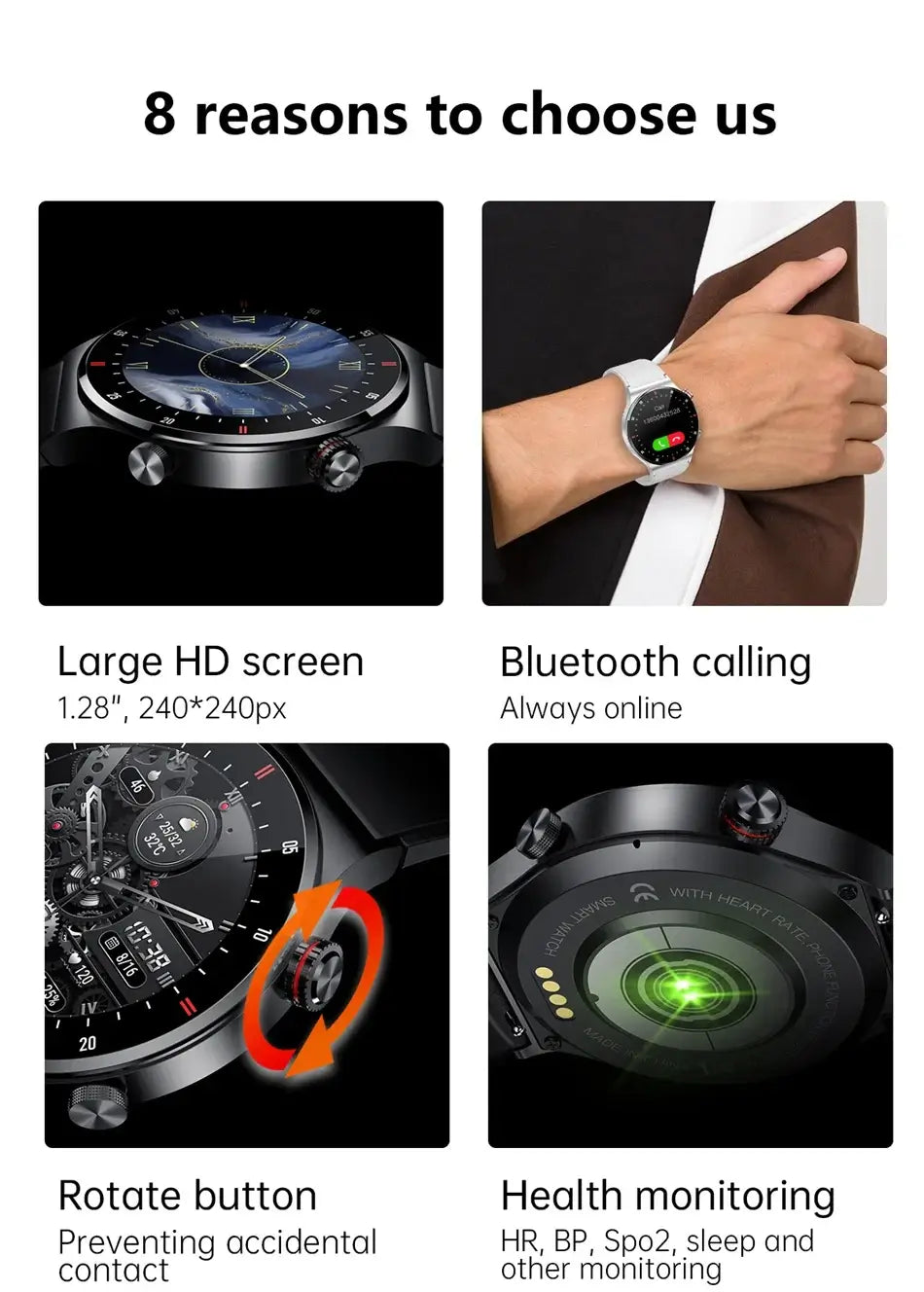 smart watch silver